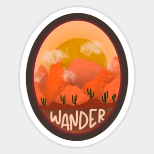 Wander Sticker